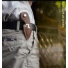Tactical small knife - with ring - leather case - D2 steelKnives & Multitools