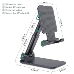 Bærbart stativ - holder - for iPad / telefon / nettbrett - justerbart - 9,7 tommer