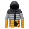 Down warm jacket - with hood - windproof - slim fitJackets