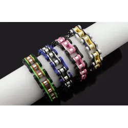 Motorcycle chain link bracelet - stainless steelBracelets