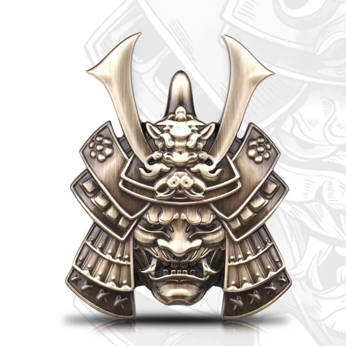 Metal car / motorcycle sticker - emblem - Japanese samuraiStickers