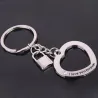 Hjerteformet nøkkelring - Love Heart - True Love - 2 stk