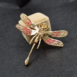 Elegant brooch - large crystal dragonflyBrooches