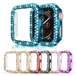 Diamantbeskyttende etui - deksel - for Apple Watch - 38mm - 40mm - 42mm - 44mm