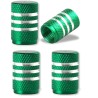 Aluminum tire valves - stripes design - 4 piecesWheel parts