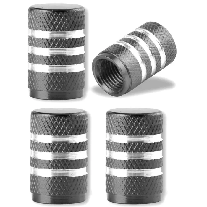 Aluminiumsdekkventiler - striper design - 4 stk