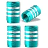 Aluminiumsdekkventiler - striper design - 4 stk