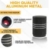 Aluminiumsdekkventiler - striper design - 4 stk