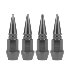 Universal tire valves - aluminum caps - long spike - 4 piecesWheel parts