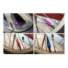 Universal tire valves - aluminum caps - long spike - 4 piecesWheel parts