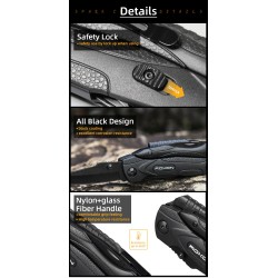 Roxon CM1349 - 14 in 1 multitool - folding plier - multipurpose knife - survival toolKnives & Multitools