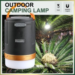 Multifunksjonelt campinglys - vanntett lampe - lykt - med fjernkontroll - LED - USB - oppladbar