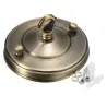 Retro taklampefot - rund holder - med krok - 105mm