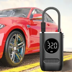 Mini trådløs dekkpumpe - elektrisk pumpe - bil - motorsykkel - sykkel