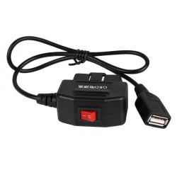 Mini USB OBD - DVR / GPS / USB-kontakt - billader