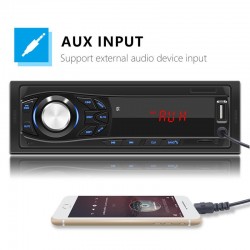 Bluetooth car radio - din 1 - MP3 - AUX - USB - FM - 12VDin 1