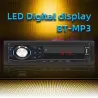 Bluetooth bilradio - din 1 - MP3 - AUX - USB - FM - 12V