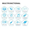 Bluetooth bilradio - din 1 - MP3 - AUX - USB - FM - 12V