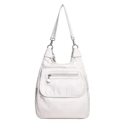 Multifunctional leather bag - backpack - large capacityBackpacks