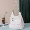 Multifunctional leather bag - backpack - large capacityBackpacks