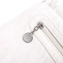 Multifunctional leather bag - backpack - large capacityBackpacks