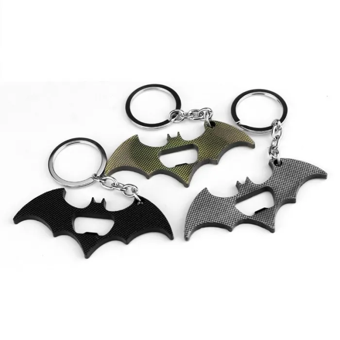 Batman-formet flaskeåpner - med nøkkelring
