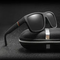 Square vintage sunglasses - polarized - unisexSunglasses