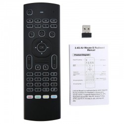 MX3-L with voice command - air mouse - Google Smart remote - backlitKeyboards & remotes