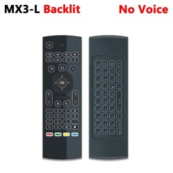 MX3-L with voice command - air mouse - Google Smart remote - backlitKeyboards & remotes
