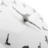 Fashionable wall clock - dancing ballerina - ballet positionsClocks