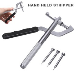 Hand held stripper - watch link pin remover - with 3 pinsTools