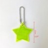 Reflective keychain - kids safety - star shaped - 10 piecesKeyrings