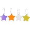 Reflective keychain - star shaped - kids safety - 5 piecesKeyrings