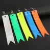 Reflekterende nøkkelring - høyglans - fargerik stripe