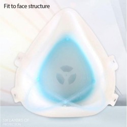 Silicone face mask - 4-layer composite self-priming filter - reusable - dust-proof - anti-bacterialMouth masks