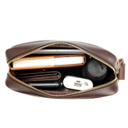 Elegant leather shoulder bag - S - M - LBags