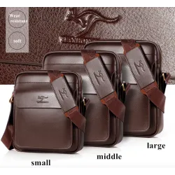 Elegant leather shoulder bag - S - M - LBags