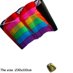 Beach rainbow kite - with handle / single lineKites
