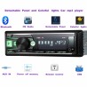 Car radio - remote control - removable panel - Bluetooth - 1DIN - 2.5 inch - 12V - FM - USB - AUX-IN - MP3Din 1