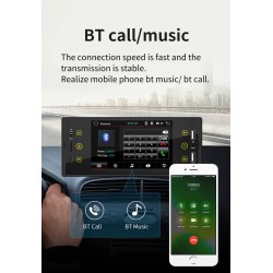 Car radio - camera - remote control - M150 - 1 Din - 5 inch - Bluetooth - Android - Mirror Link - USBDin 1