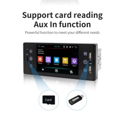 Car radio - camera - remote control - M150 - 1 Din - 5 inch - Bluetooth - Android - Mirror Link - USBDin 1