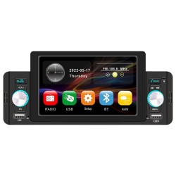 Car radio - M160 - remote - camera - 1 Din - 5 inch - Mirror Link - Bluetooth - Android - IOS - dual USBDin 1
