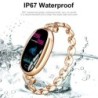 H8 Smart Watch - uthult stropp med diamanter - pulsmåler - treningsmåler - vanntett - Android - Bluetooth