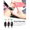 H8 Smart Watch - uthult stropp med diamanter - pulsmåler - treningsmåler - vanntett - Android - Bluetooth