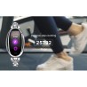 H8 Smart Watch - uthult stropp med diamanter - pulsmåler - treningsmåler - vanntett - Android - Bluetooth
