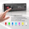 Digital bilradio - 1 DIN - stemmeassistent - Bluetooth - AUX - FM