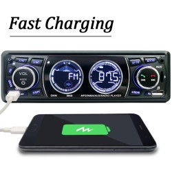 Bluetooth car radio - 1 DIN - USB - TF - FM - 60Wx4 - 12VDin 1