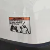 Funny car sticker - "Warning Messing With My Quad"Stickers
