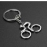 Road bicycle - metal keychainKeyrings