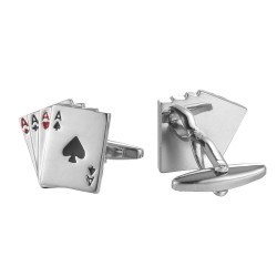 AAAA pokerkort mansjettknapper